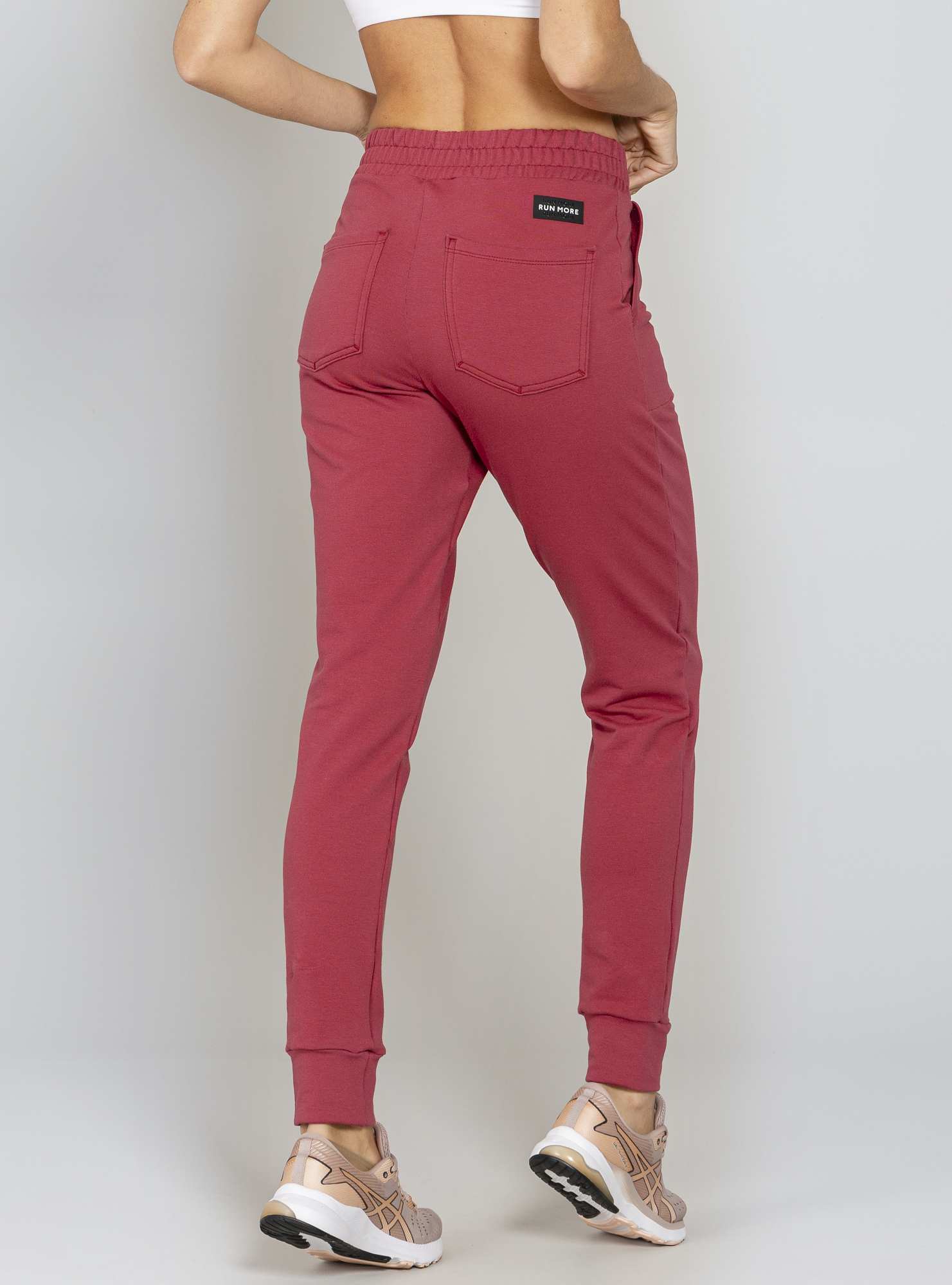 Calça Jogger Moletinho Comfy Bordo 05