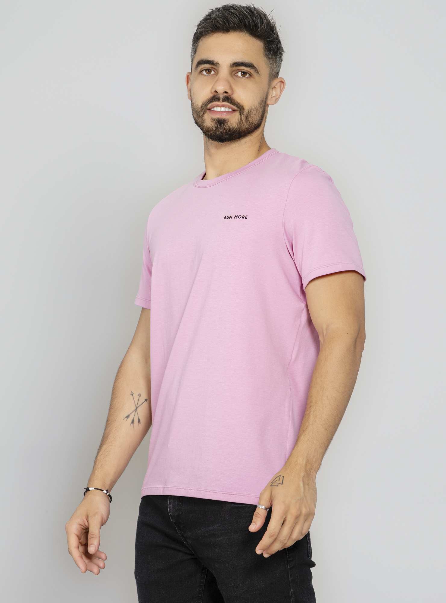 Camiseta Masculina Essencial Rosa 40