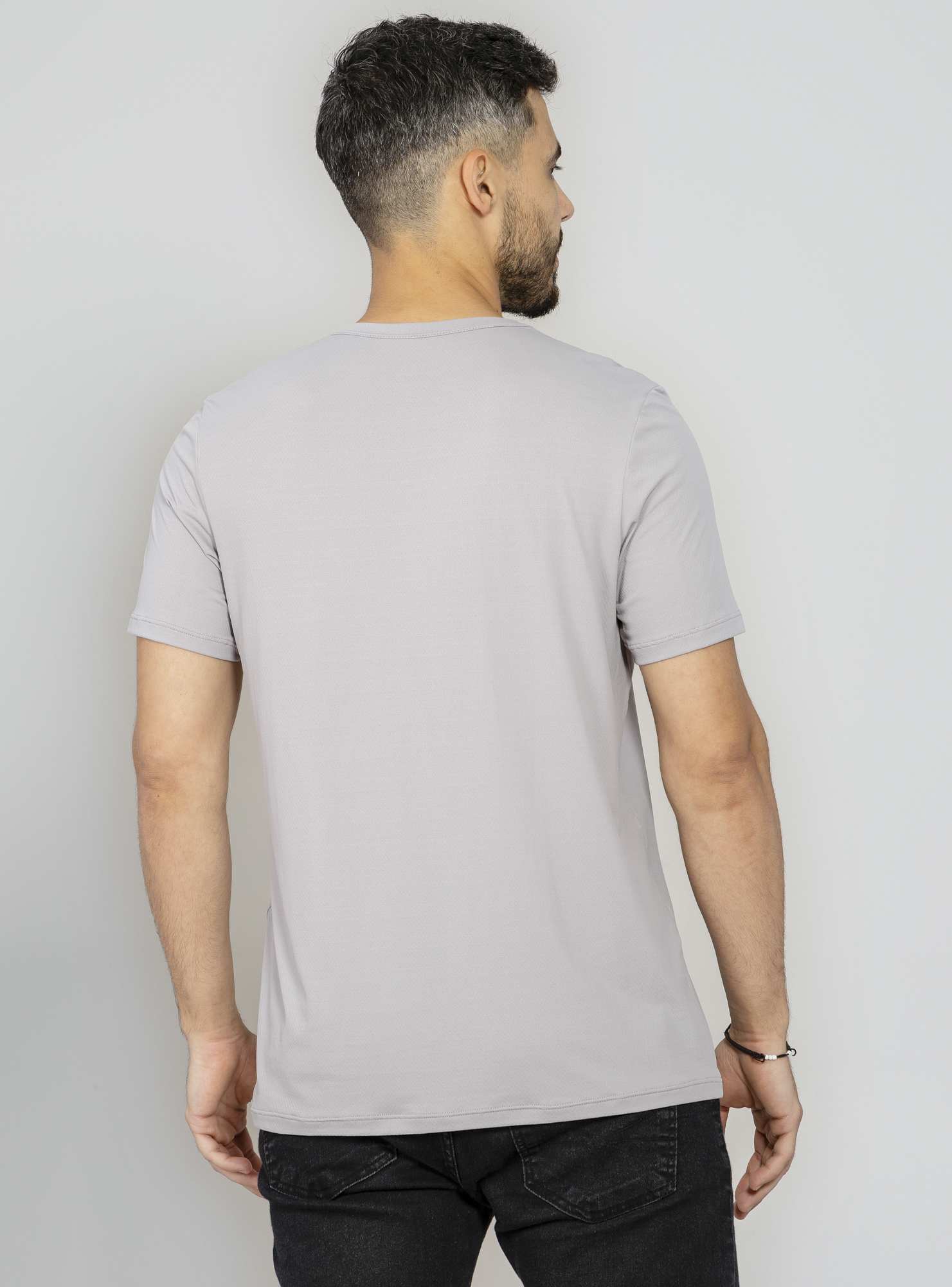 Camiseta Masculina Essencial Cinza 03