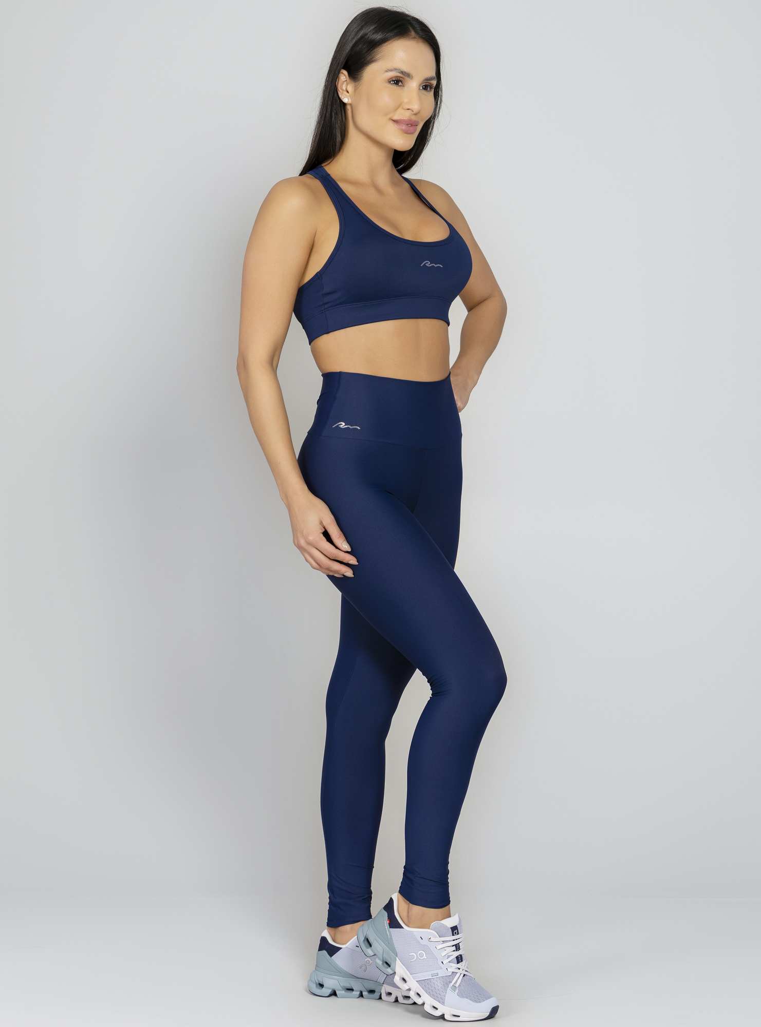 Legging Cintura Alta Essencial Azul 21