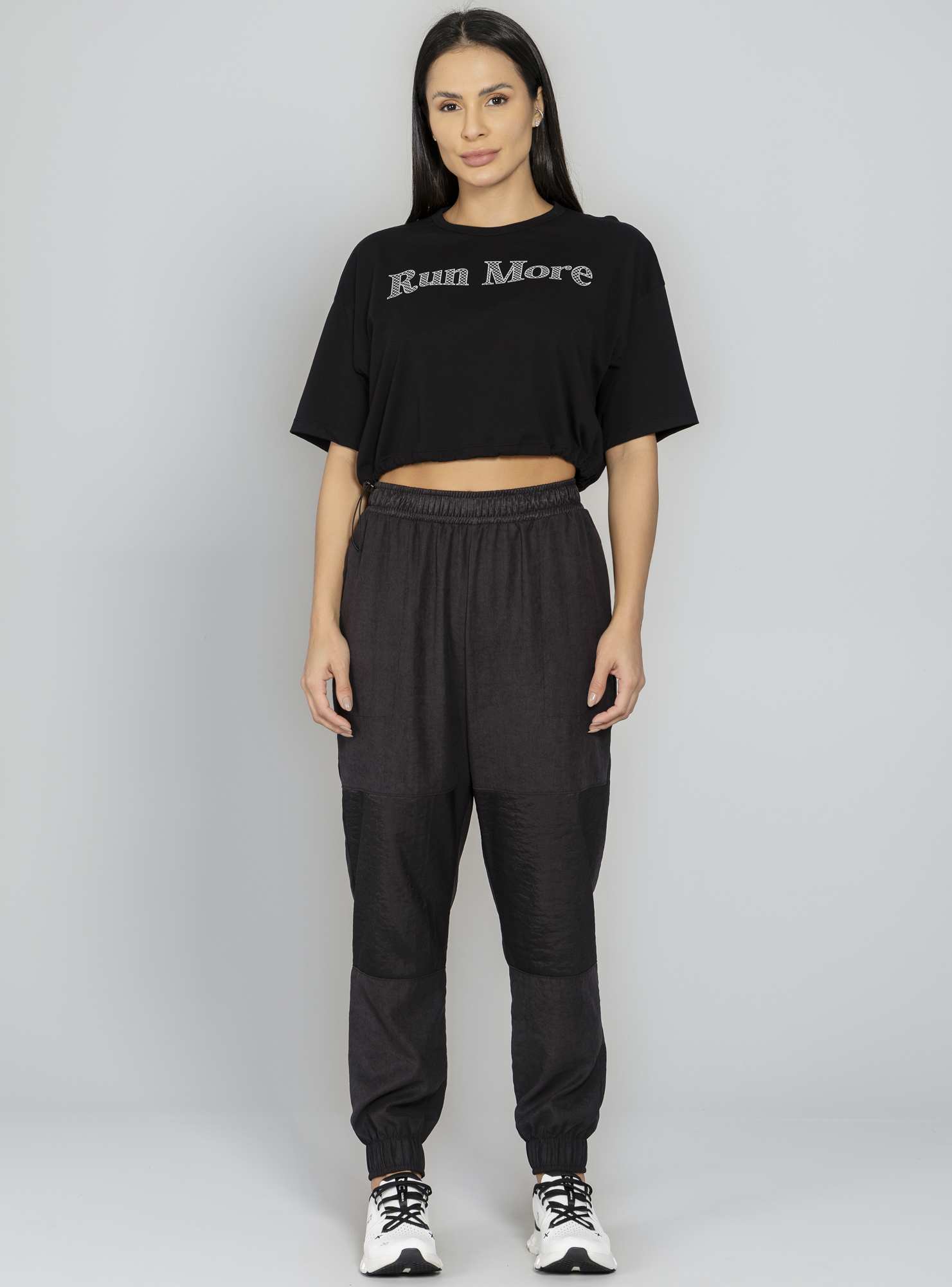 Calça Jogger Relaxed Sporty Preto