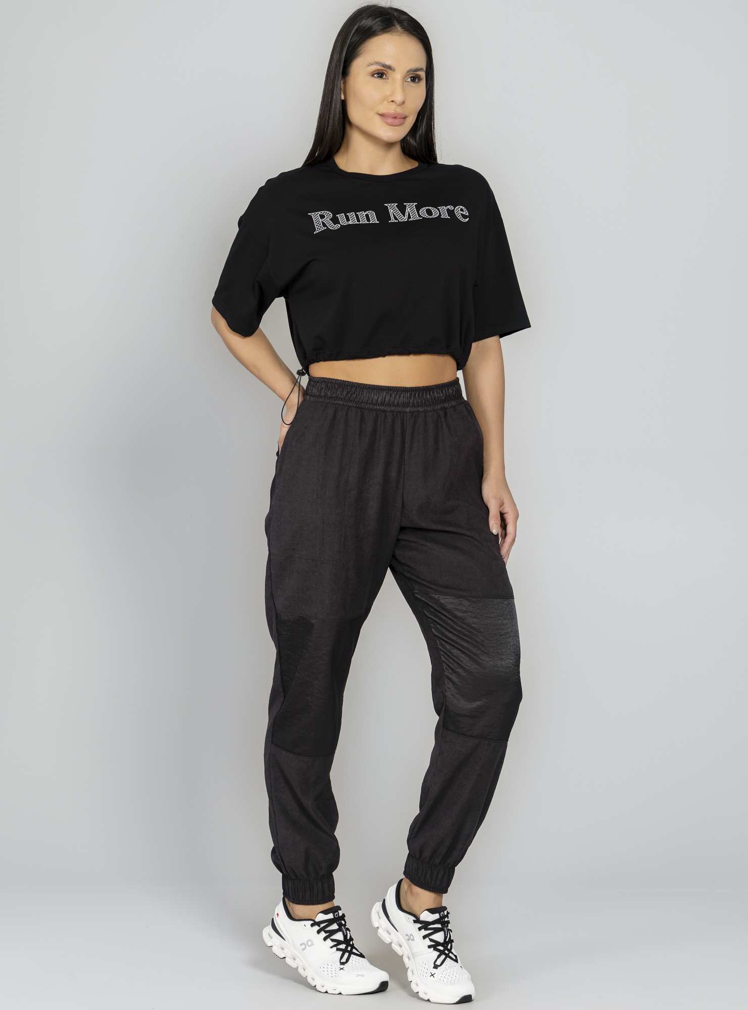 Calça Jogger Relaxed Sporty Preto