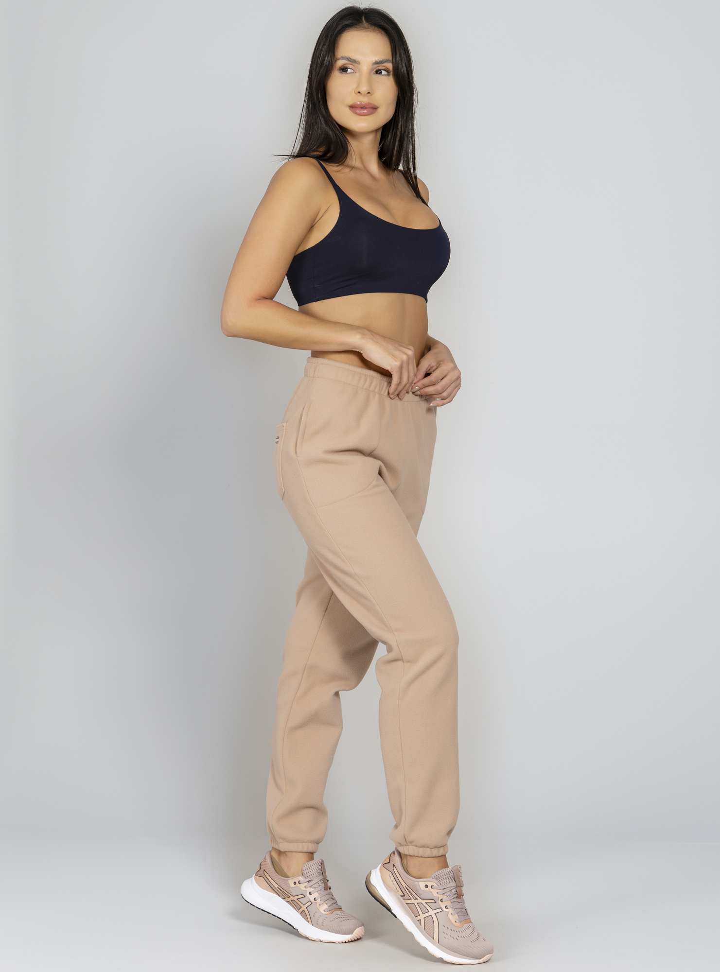 Calça Jogger Térmica Comfy Bege 03