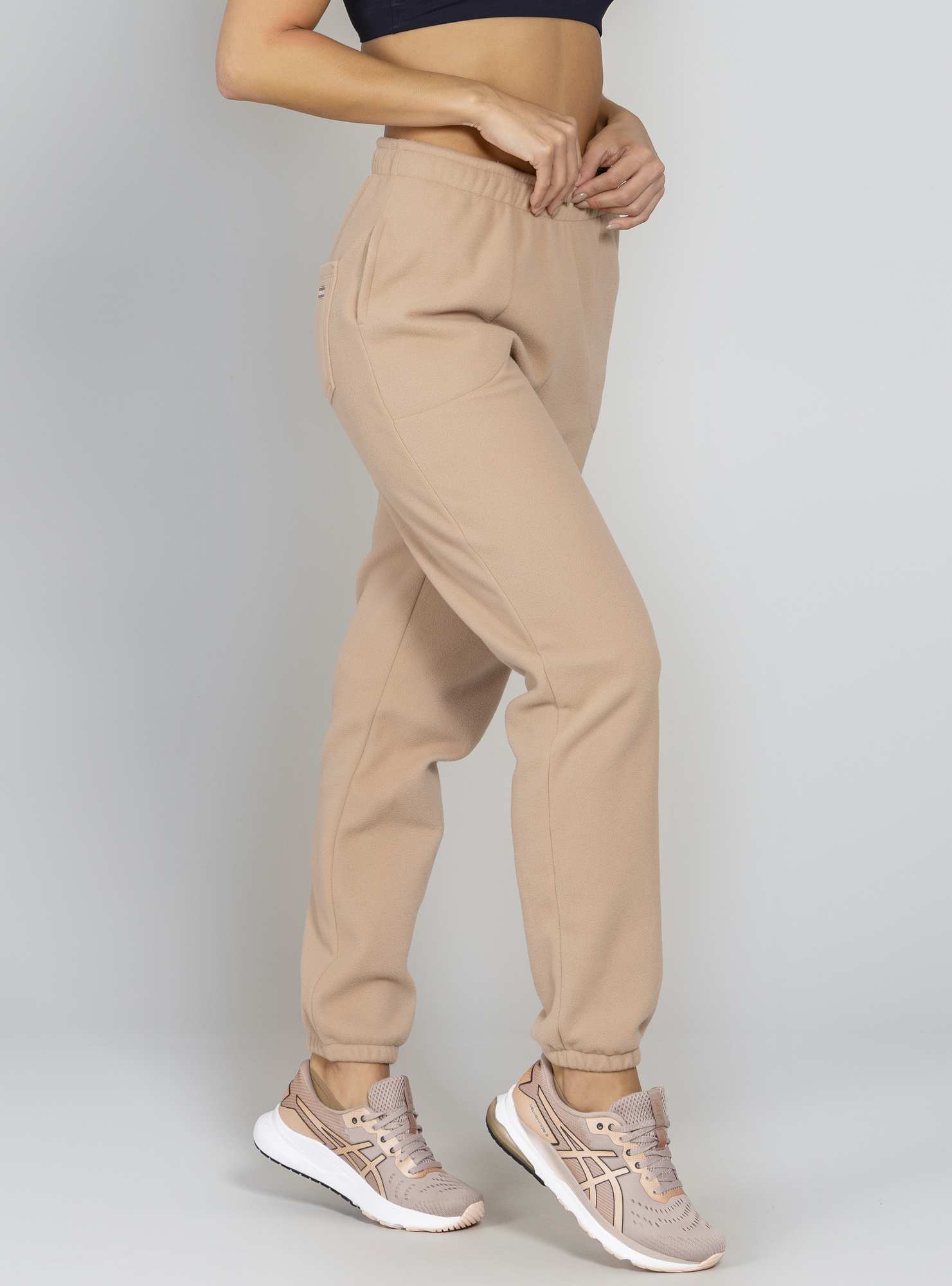 Calça Jogger Térmica Comfy Bege 03