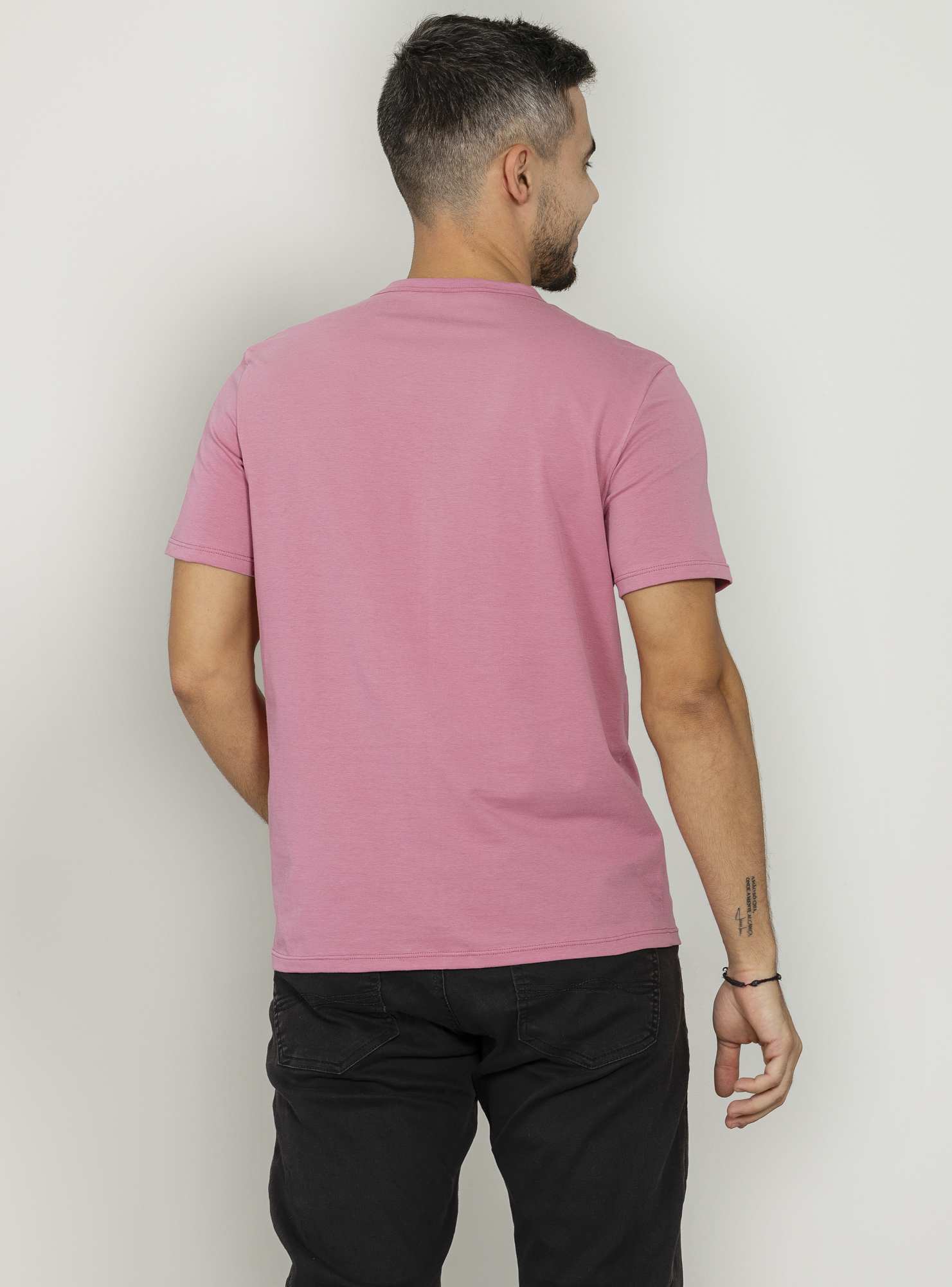 Camiseta Masculina Essencial Rosa 24