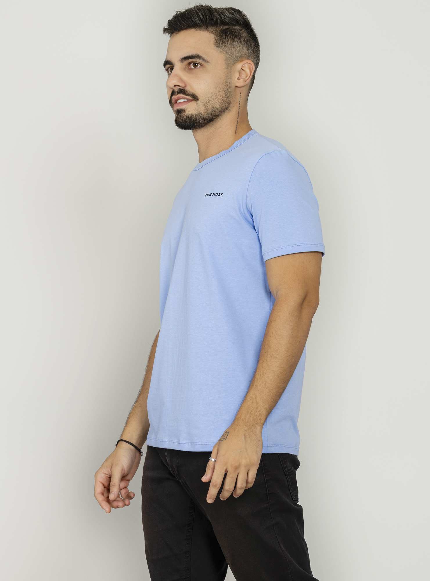 Camiseta Masculina Essencial Azul 14