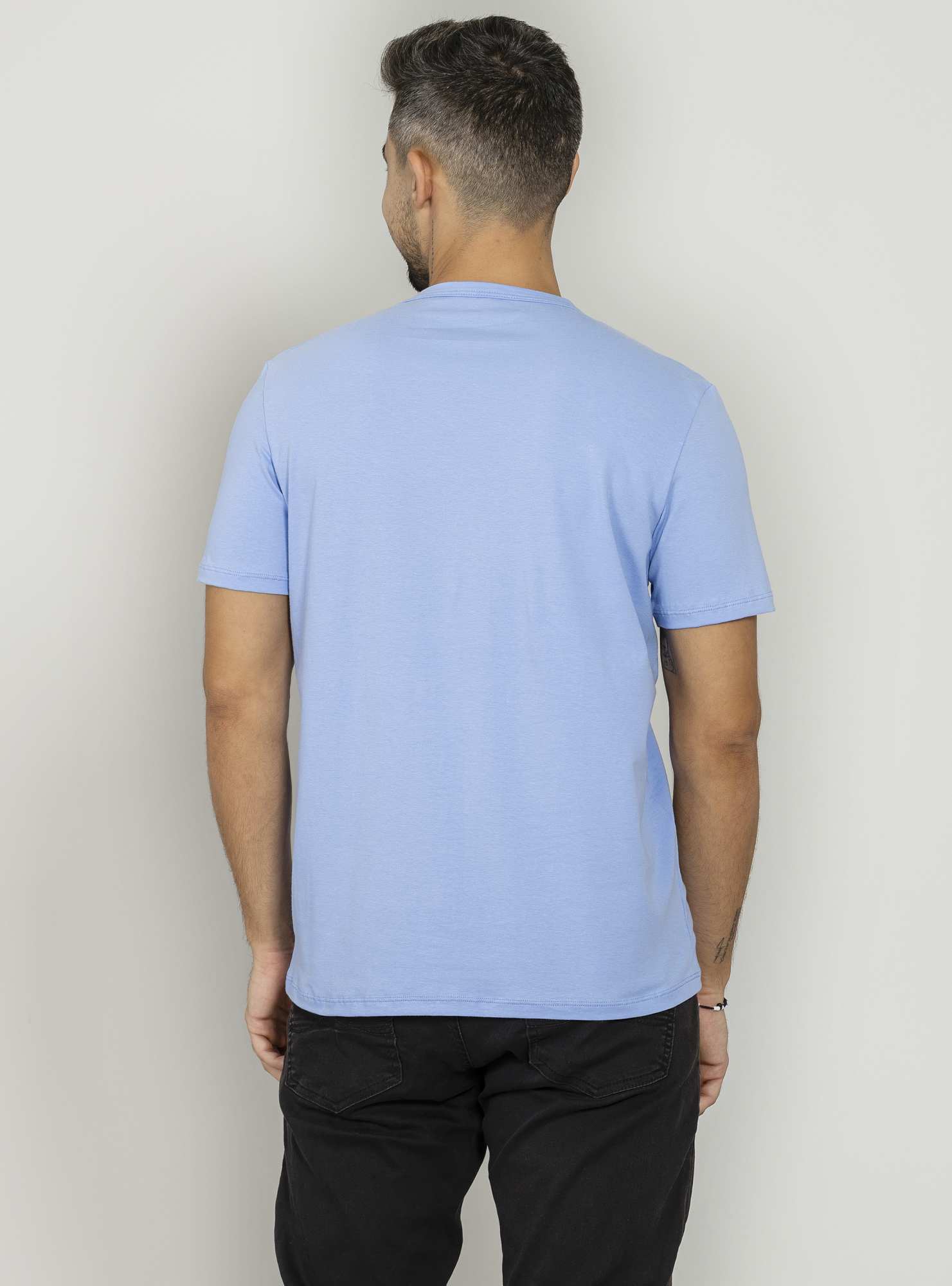 Camiseta Masculina Essencial Azul 14