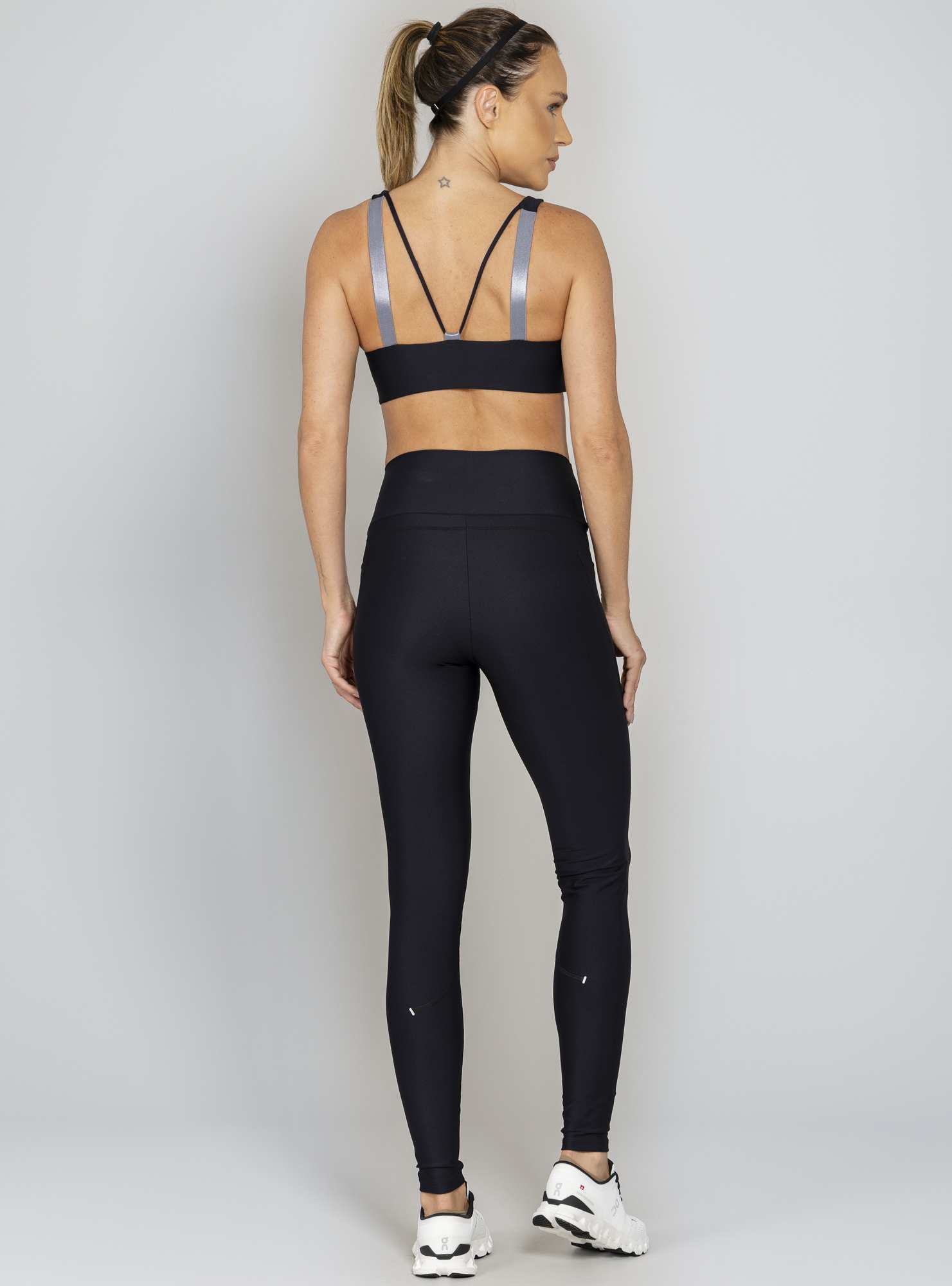 Legging Pontos De Luz Preto