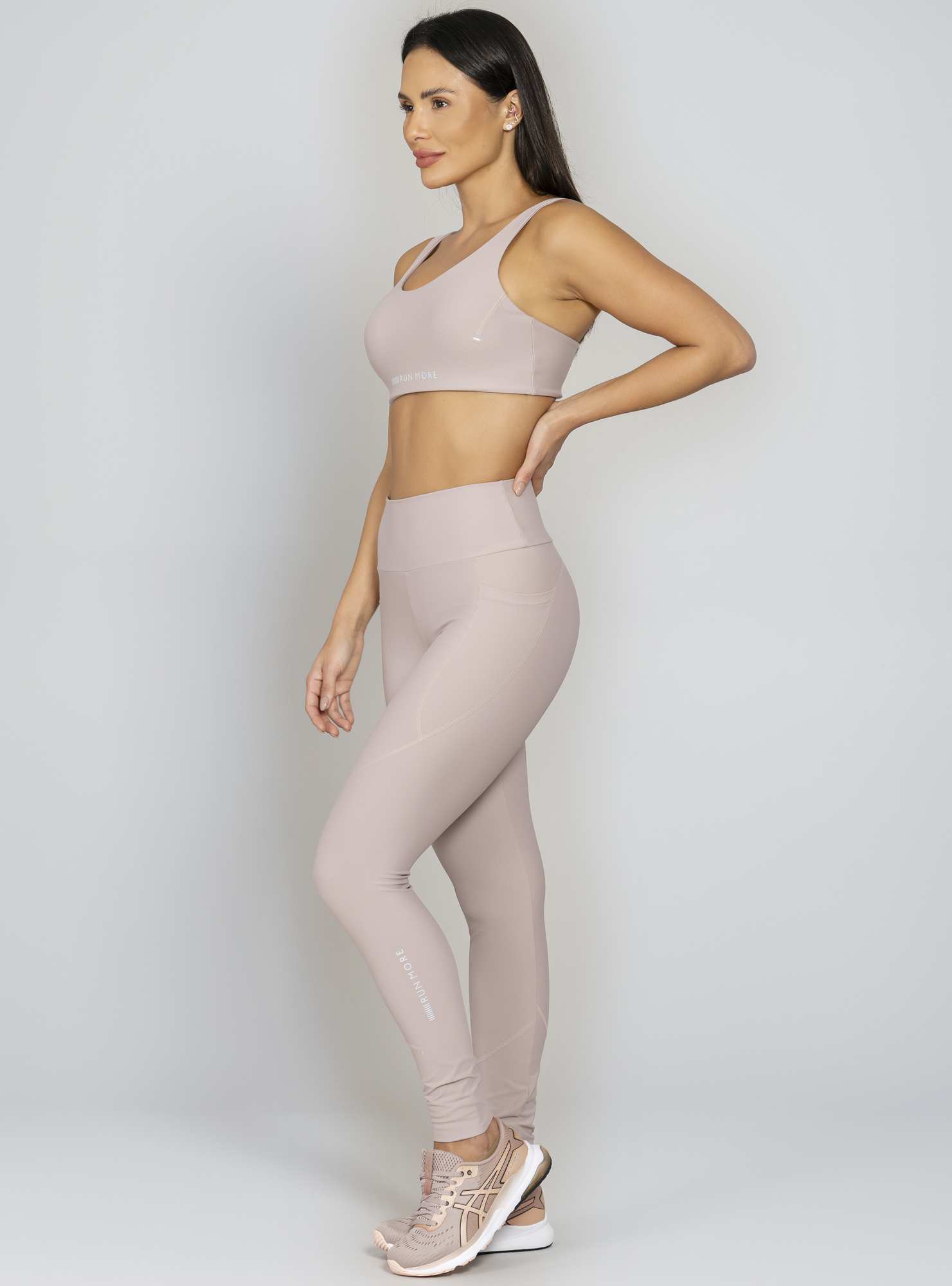 Legging Pontos De Luz Bege 06