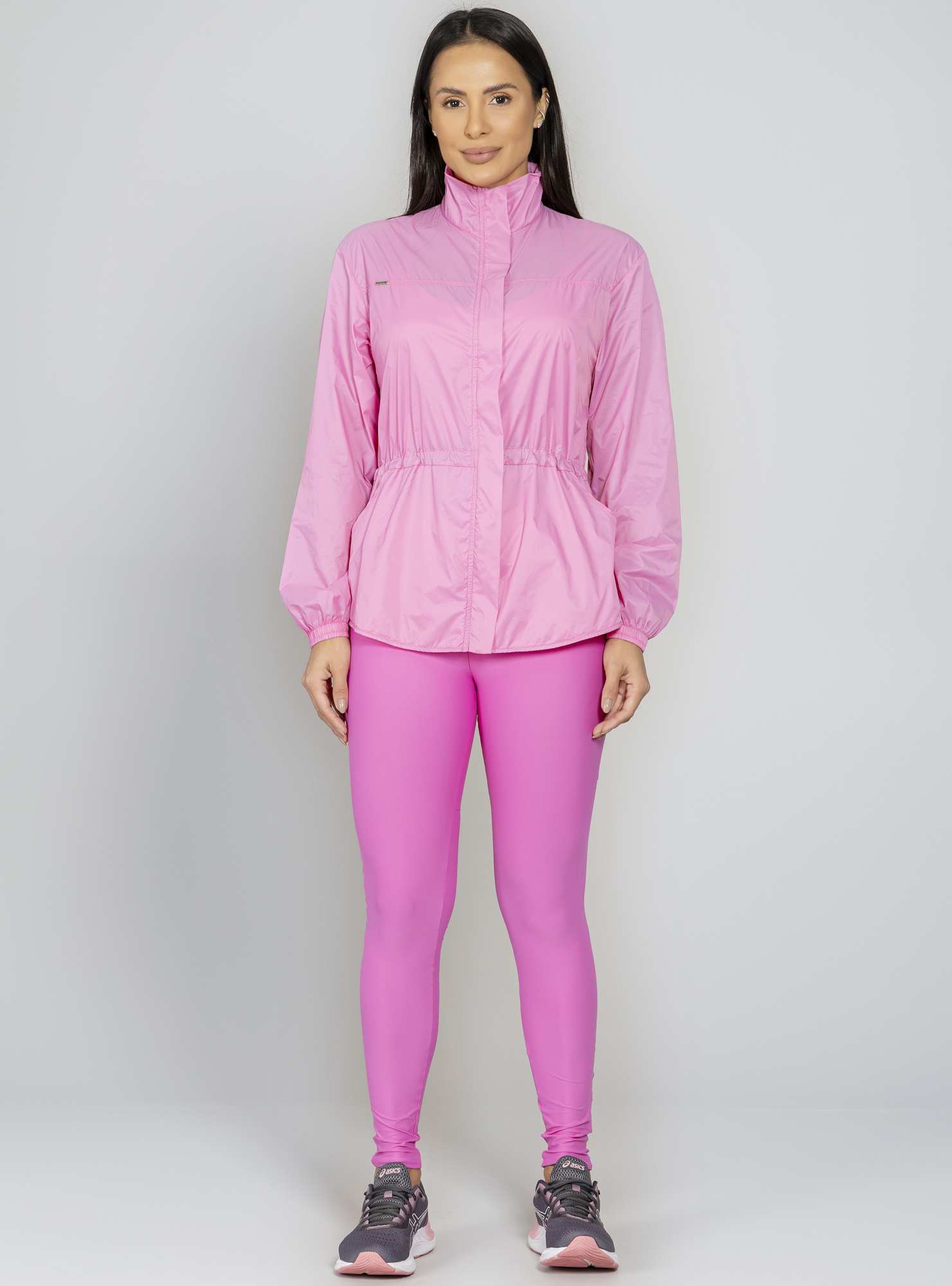 Jaqueta Alongada Street Flow Rosa 16