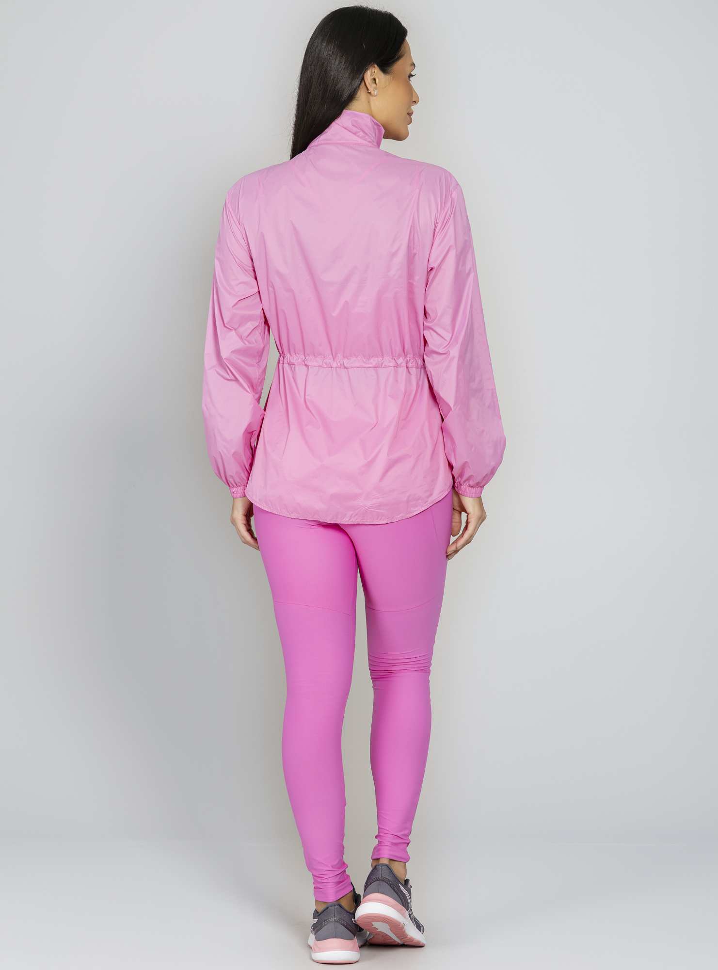 Jaqueta Alongada Street Flow Rosa 16