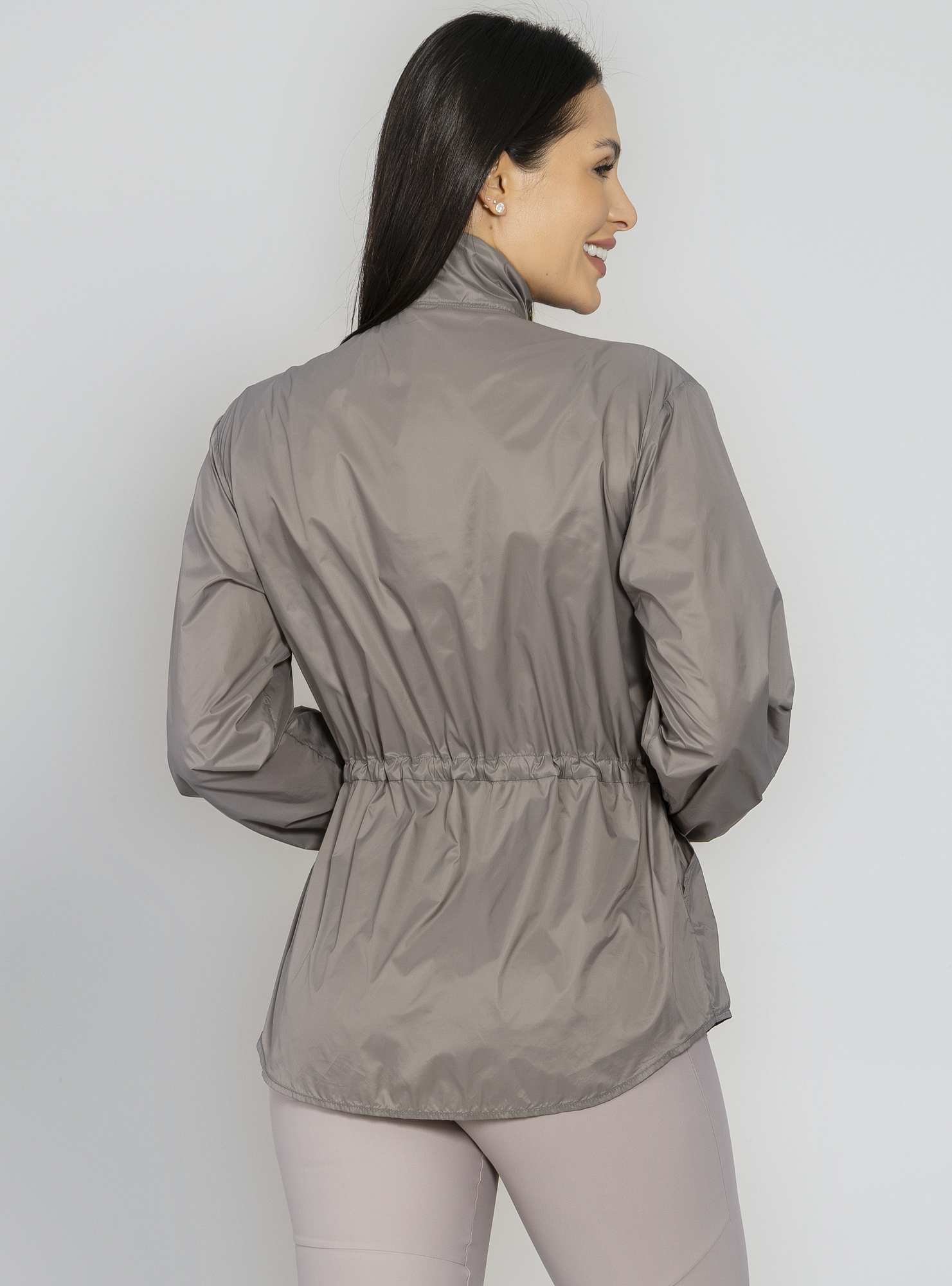 Jaqueta Alongada Street Flow Cinza 27