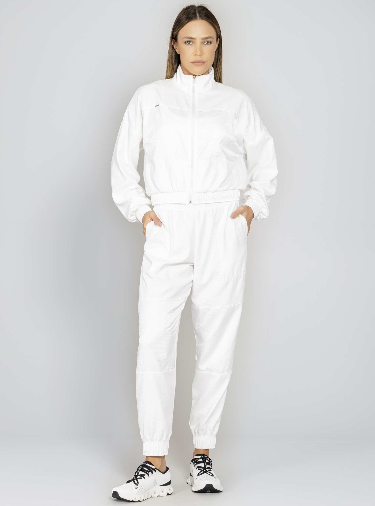 Jaqueta Bomber Relaxed Sporty Branco