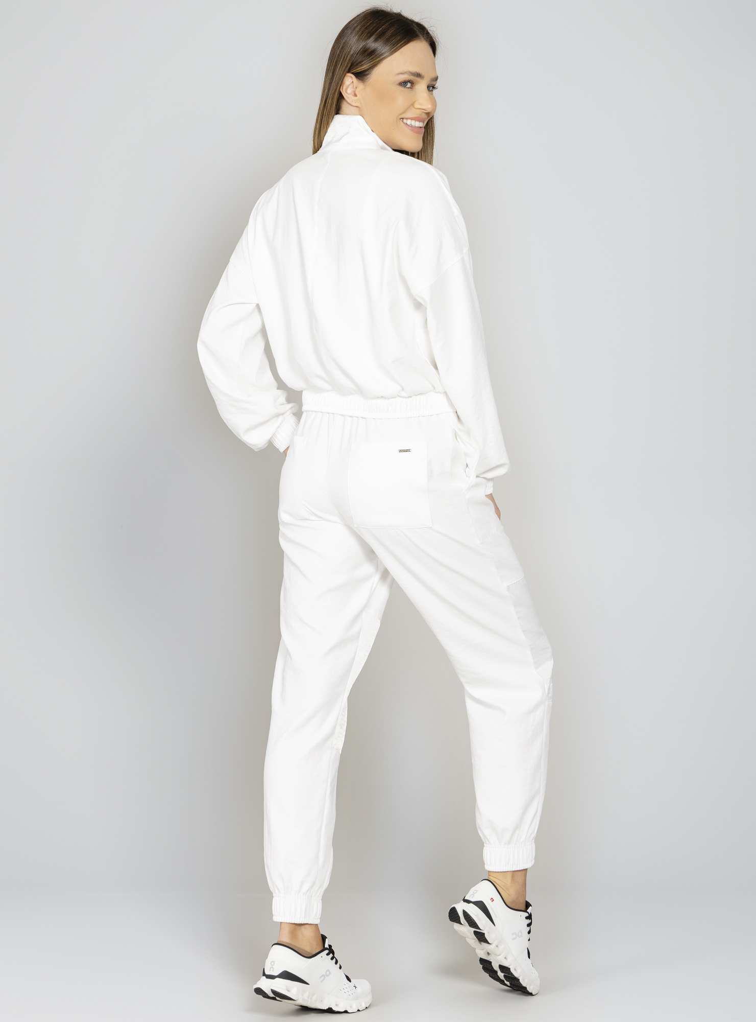 Jaqueta Bomber Relaxed Sporty Branco