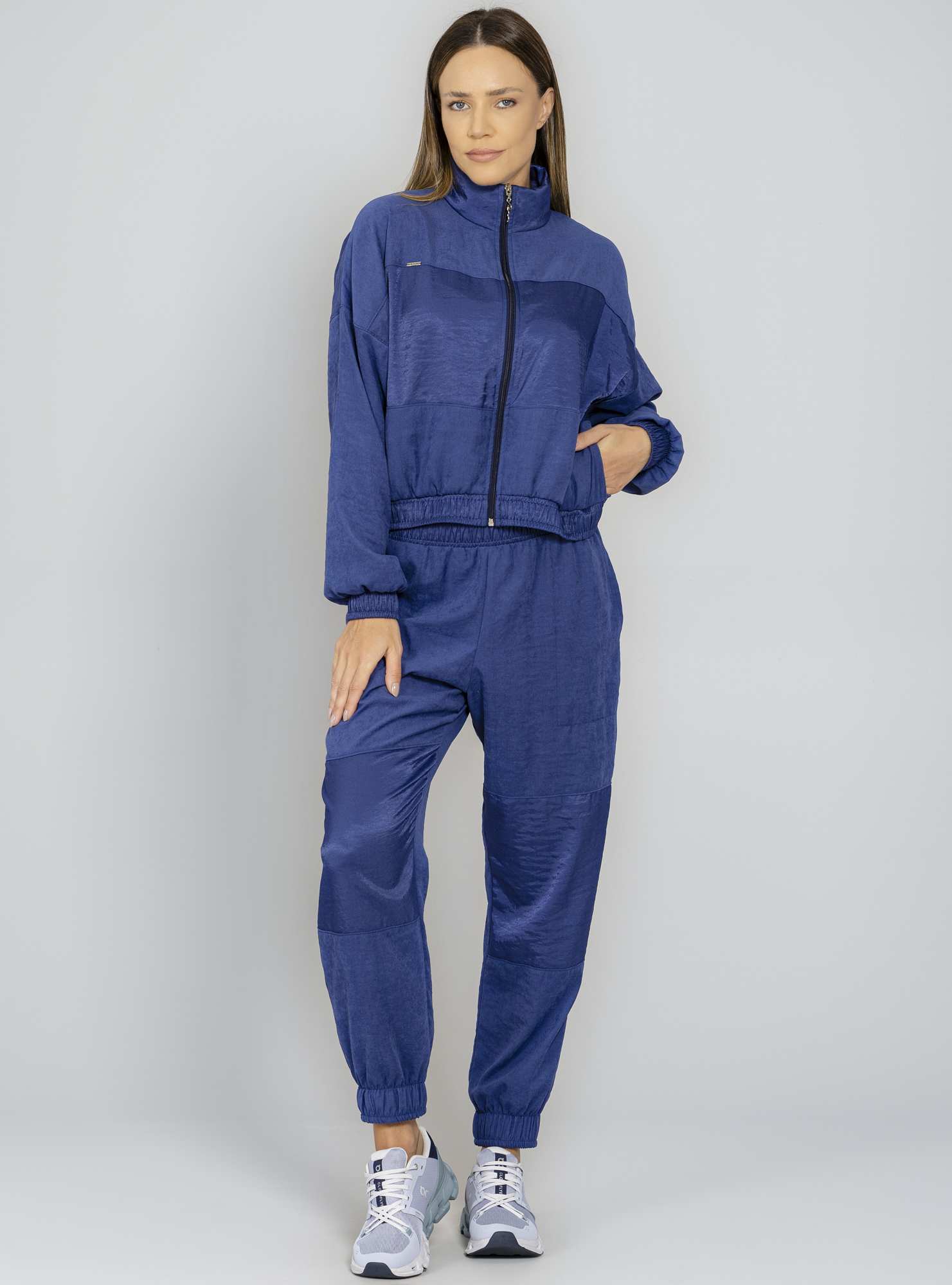 Jaqueta Bomber Relaxed Sporty Azul 07