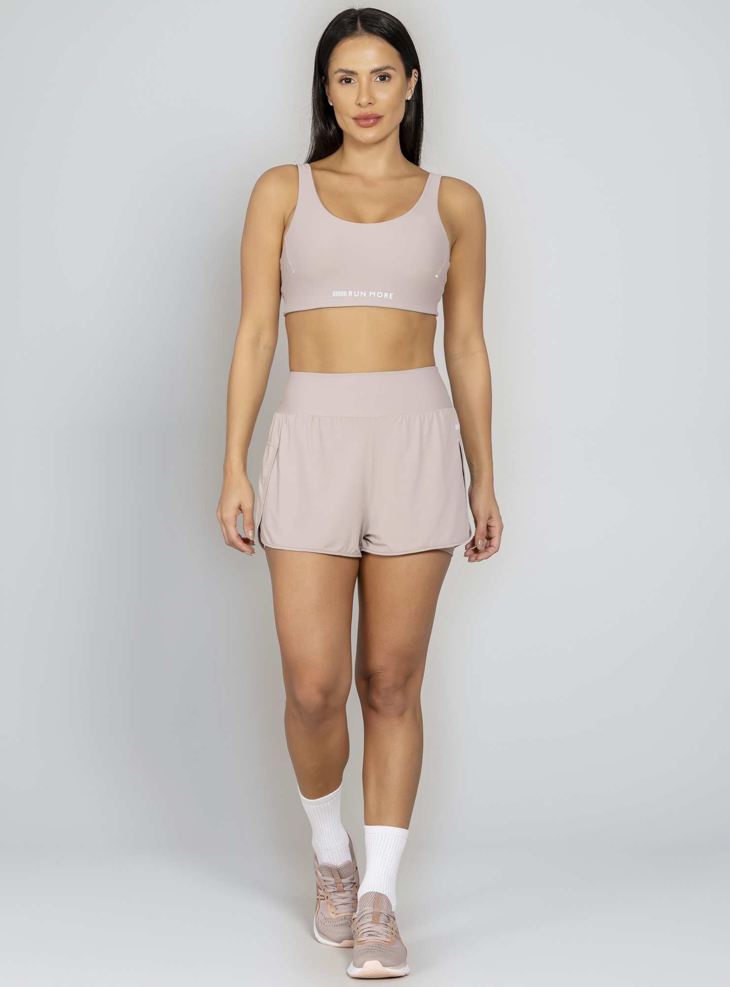 Top Pontos De Luz Bege 06 / Branco