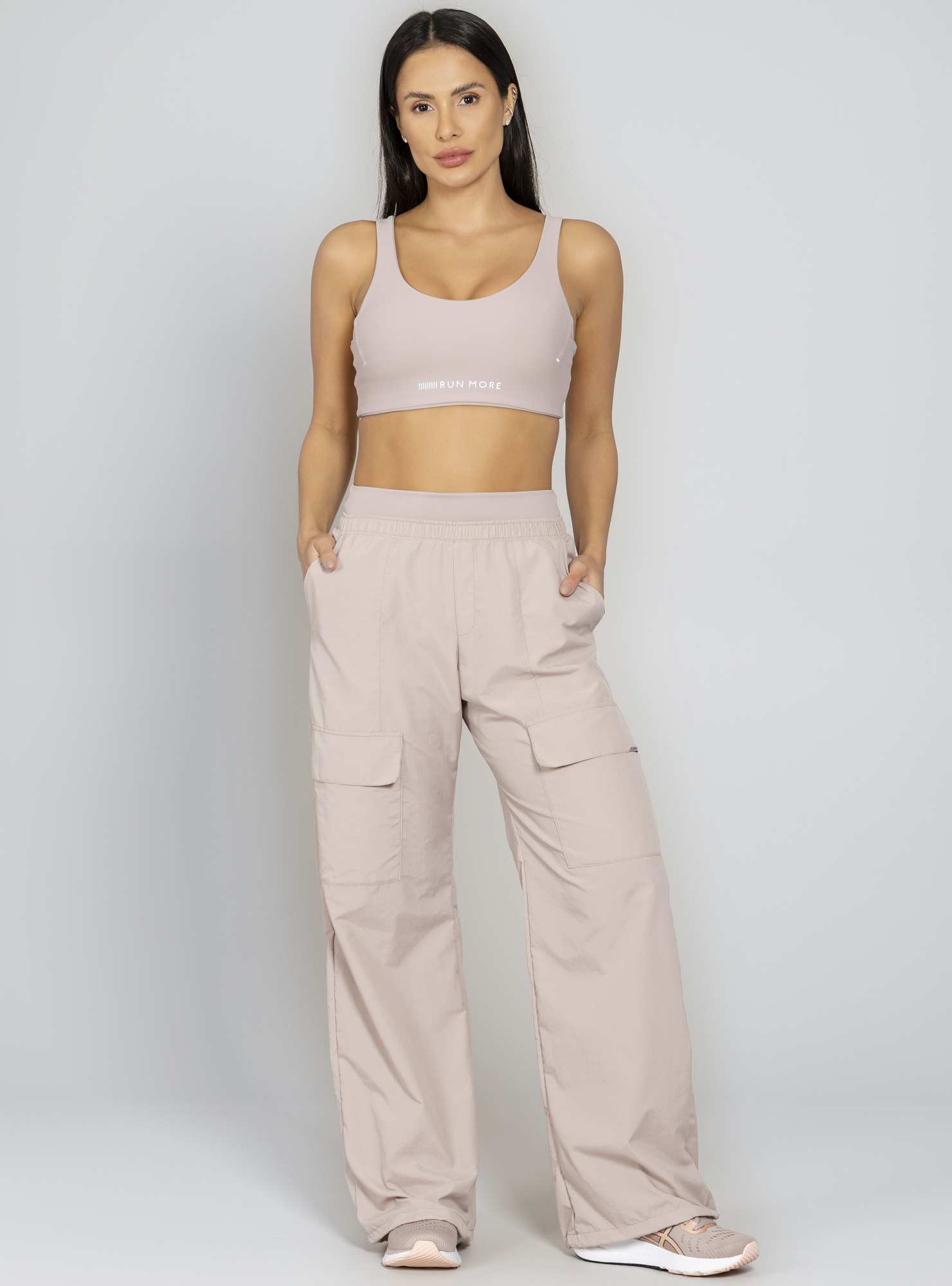 Calça Wide Leg Stylish Bege 06