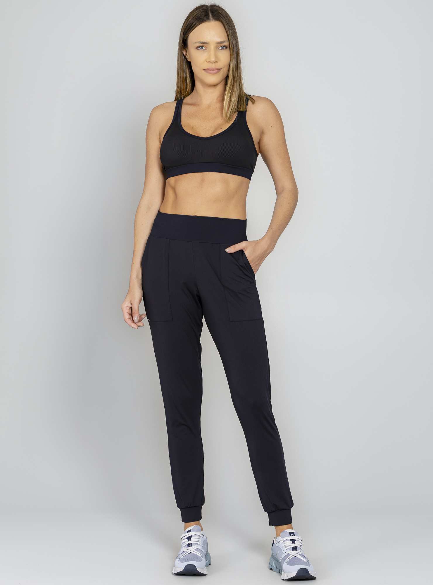 Calça Canelada Blend Preto