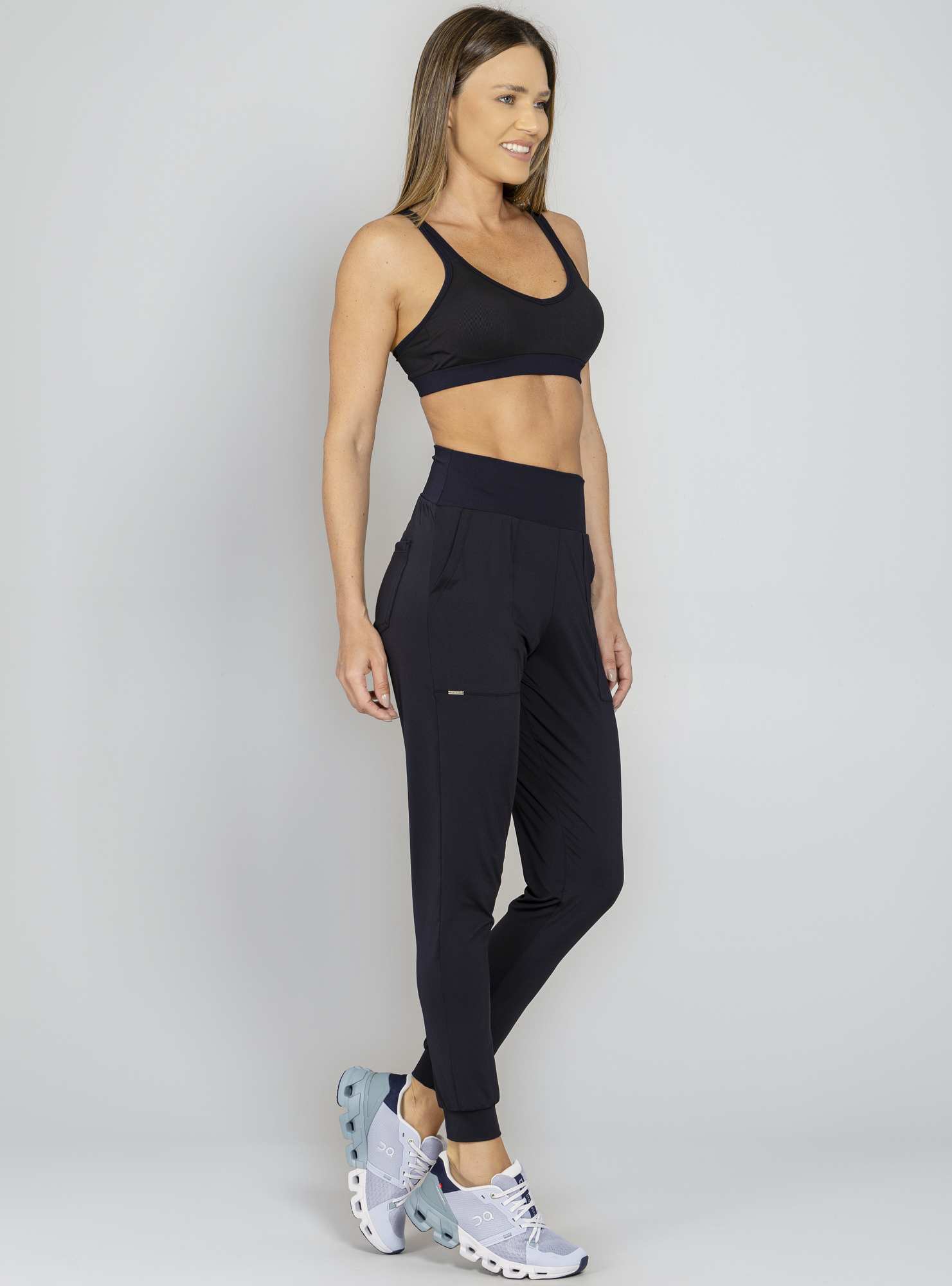 Calça Canelada Blend Preto