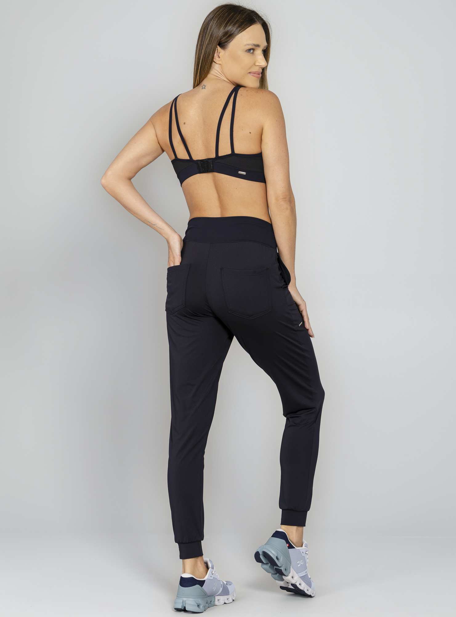 Calça Canelada Blend Preto