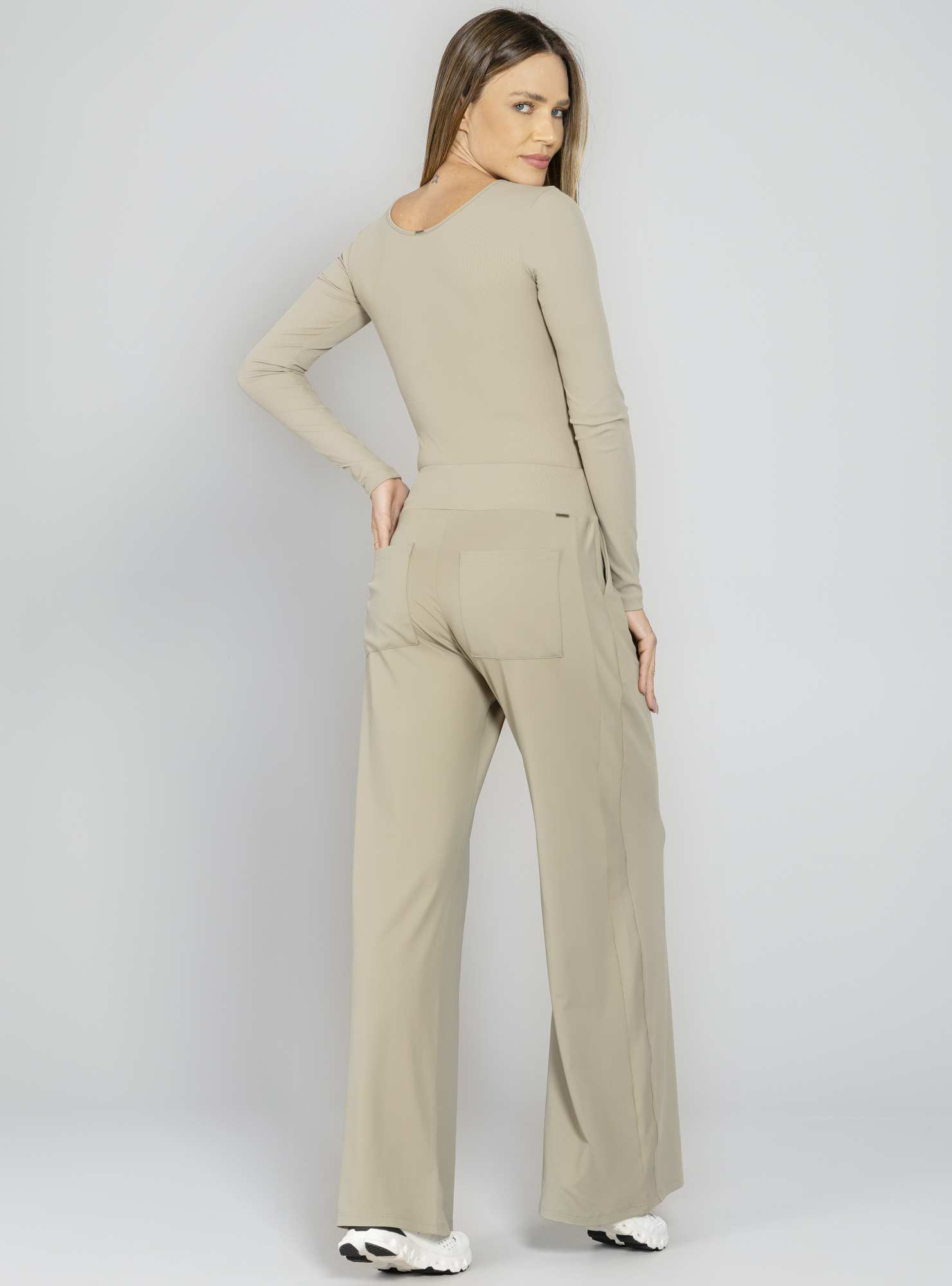 Calça Pantalona Blend Verde 24