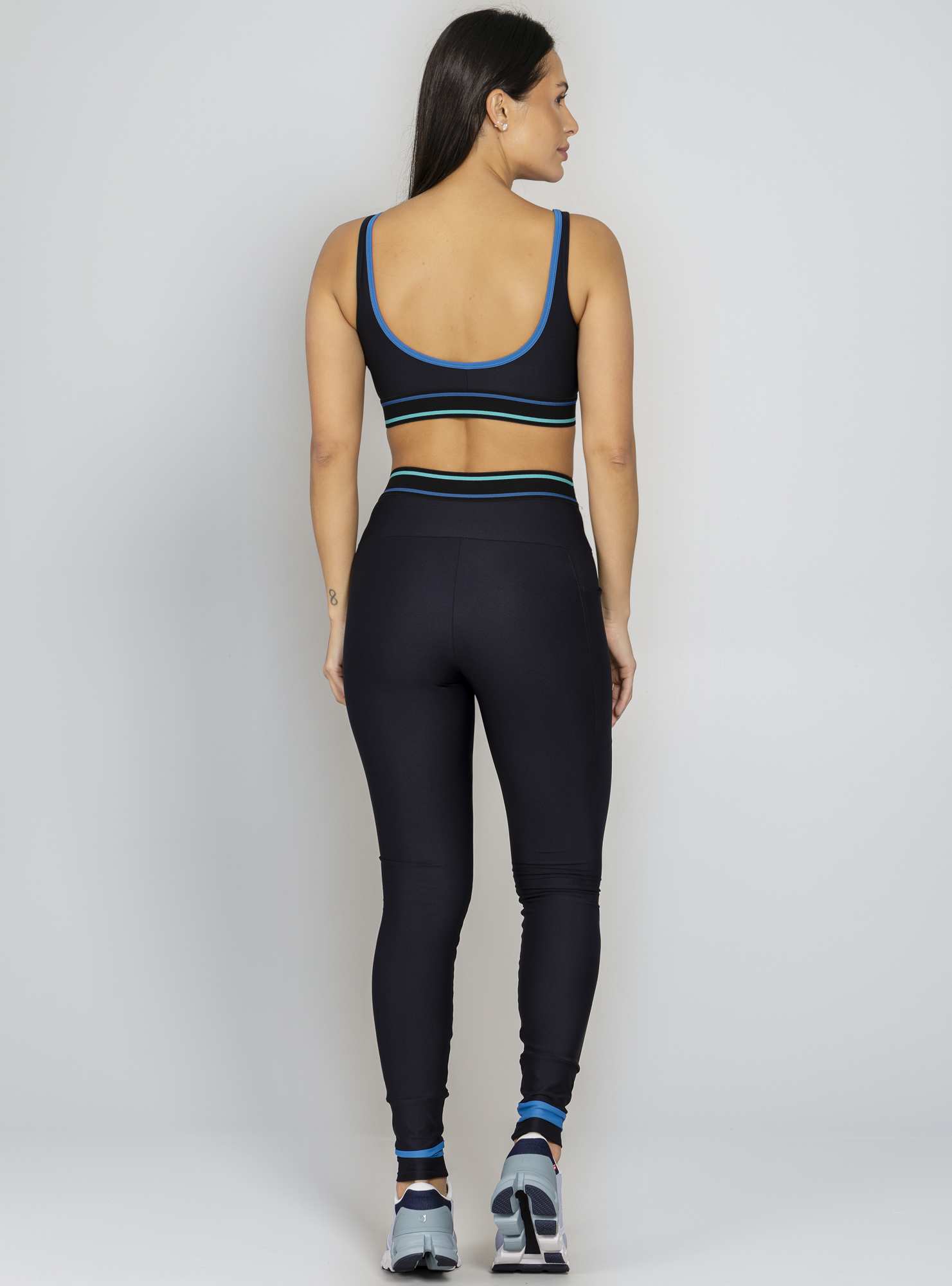 Top Prime Band Preto / Azul 27