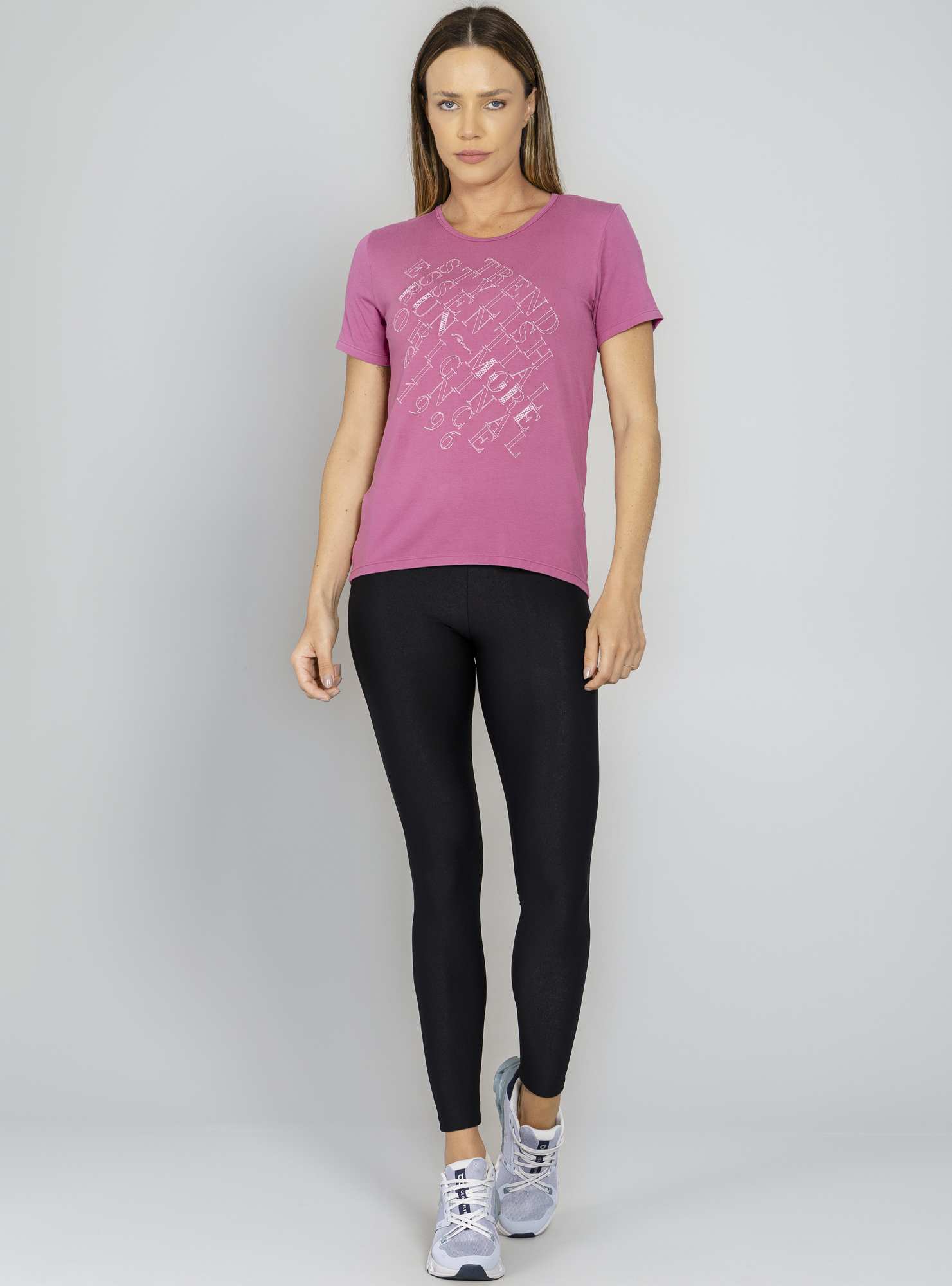 Blusa Alongada Malha Viscose Rosa 27