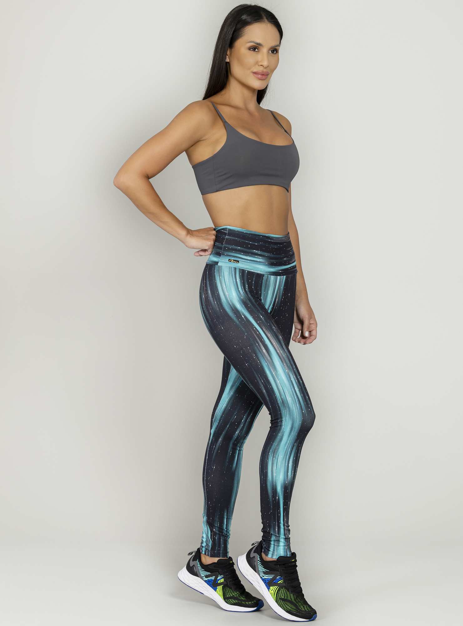 Legging Cós Alto Essencial Digital 136