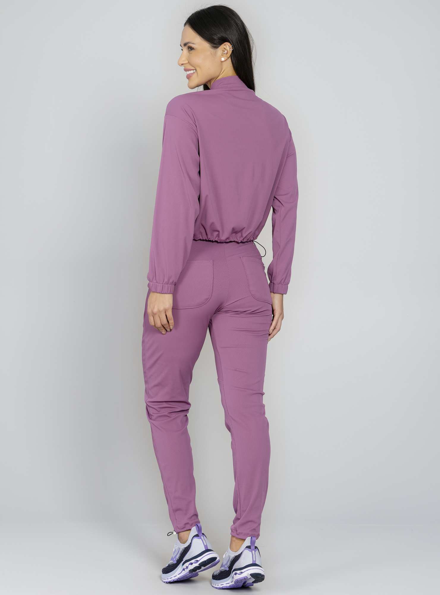Jaqueta Canelada Blend Roxo 25