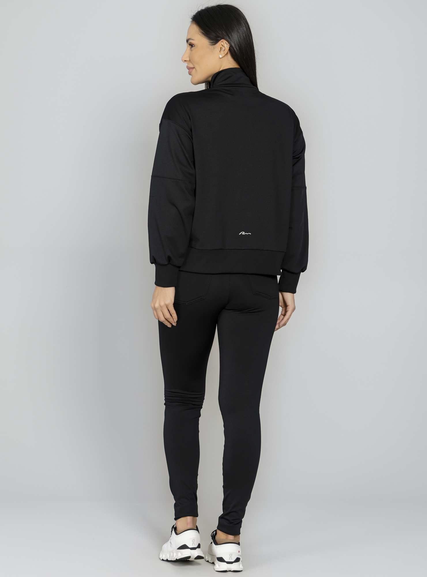 Blusão Térmico Com Zíper Comfy Preto