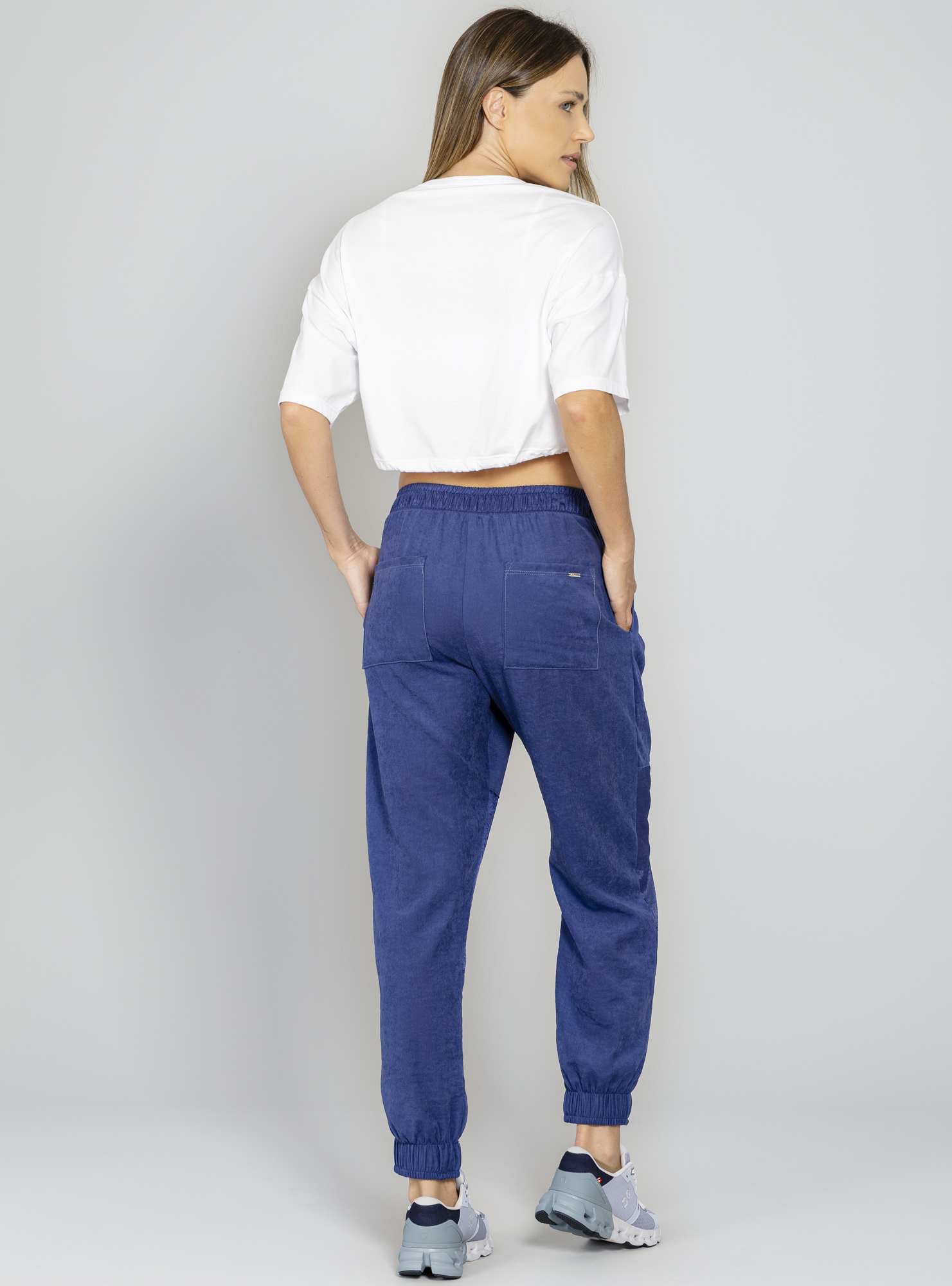 Blusa Relaxed Sporty Branco / Azul 07