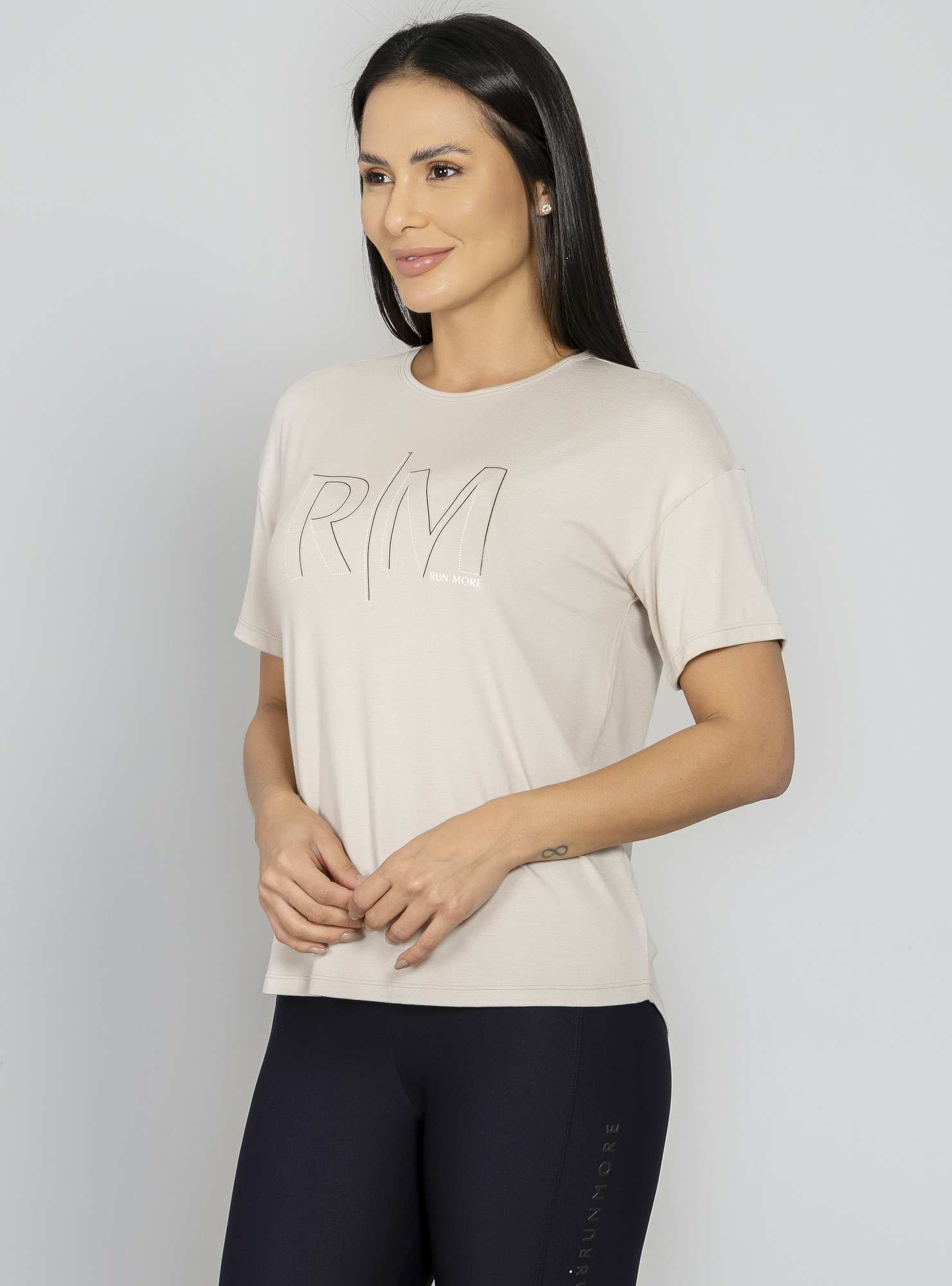 Blusa Alongada Bege 04