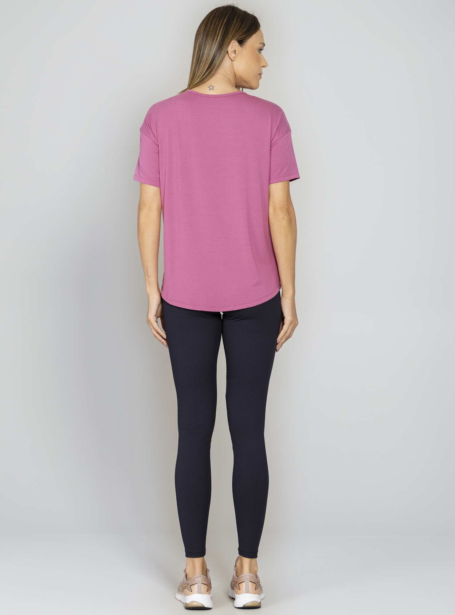 Blusa Alongada Rosa 27