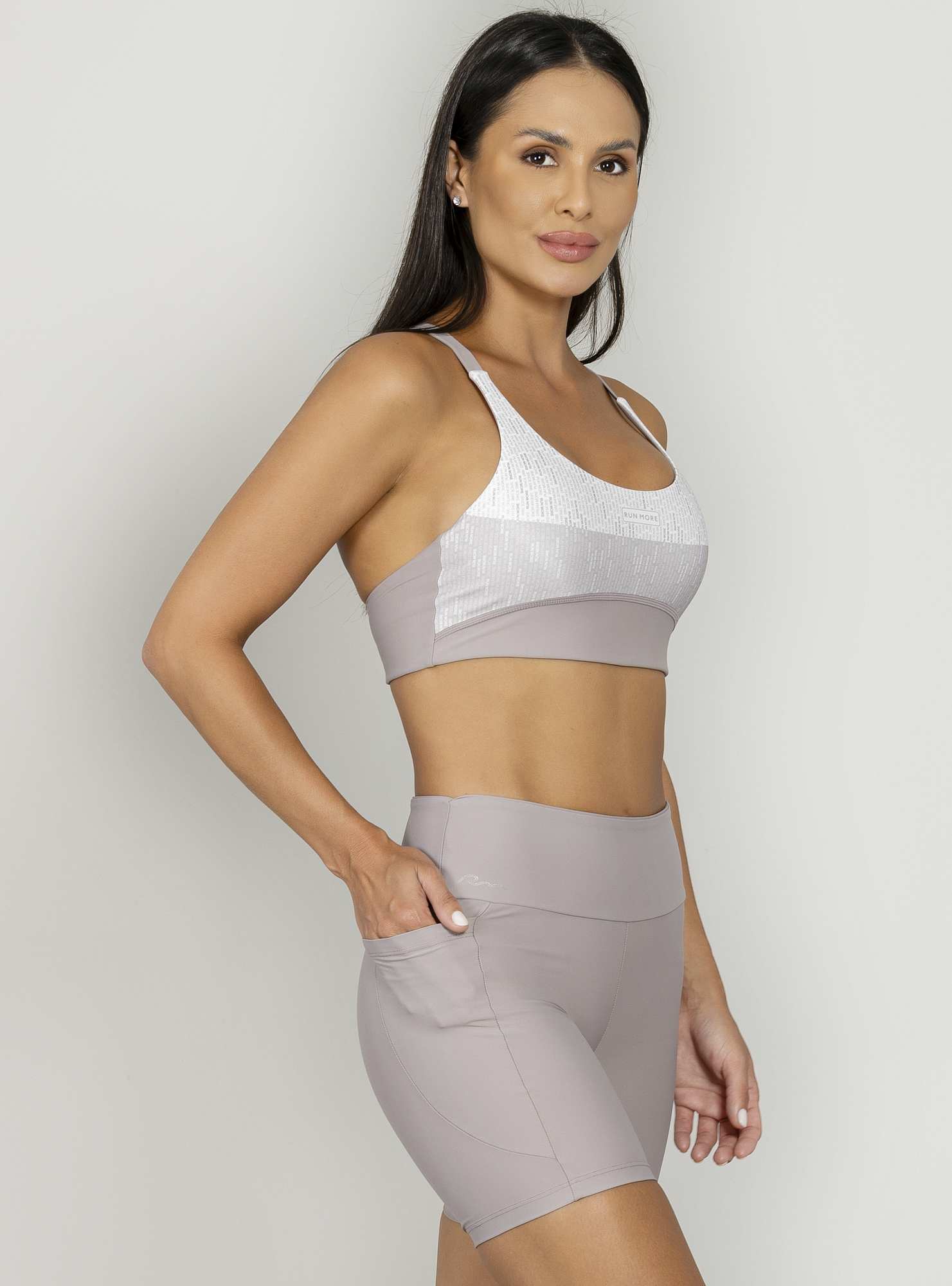 Top Estampado Color Fusion Cinza 28 / Su 141