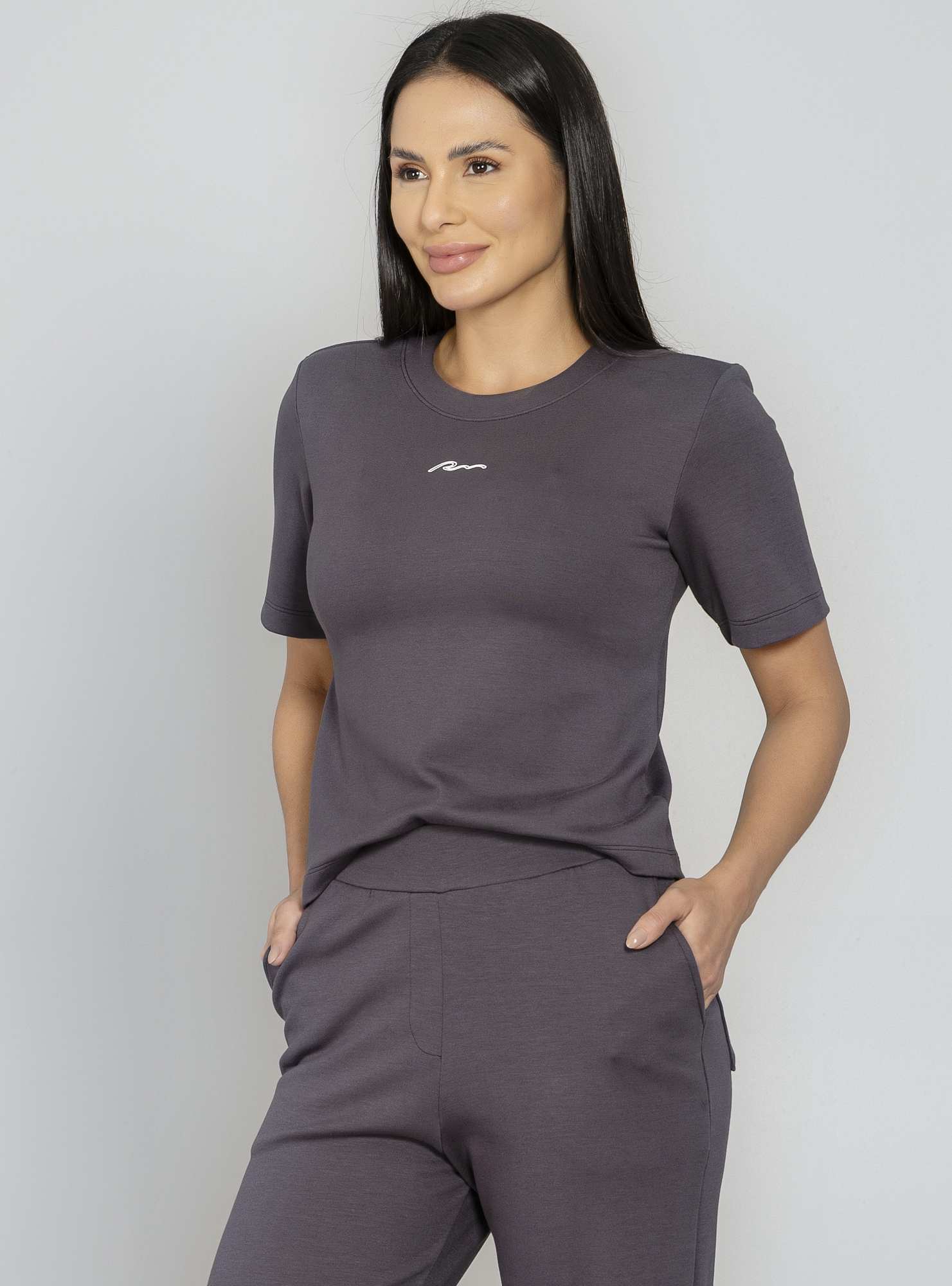T-shirt Premium Urban Cozy Cinza 02