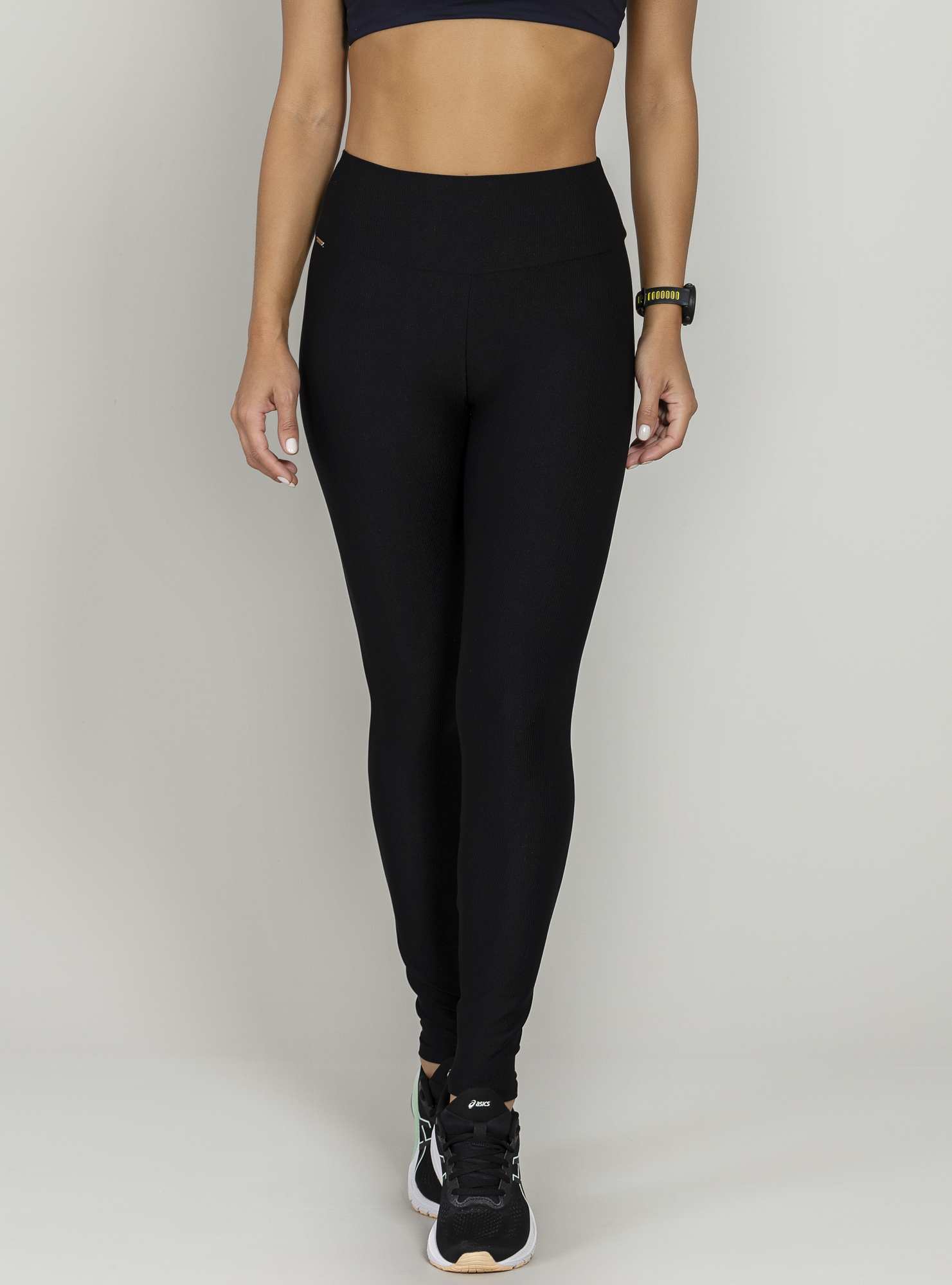 Legging Cintura Alta 06806 Preto Preto